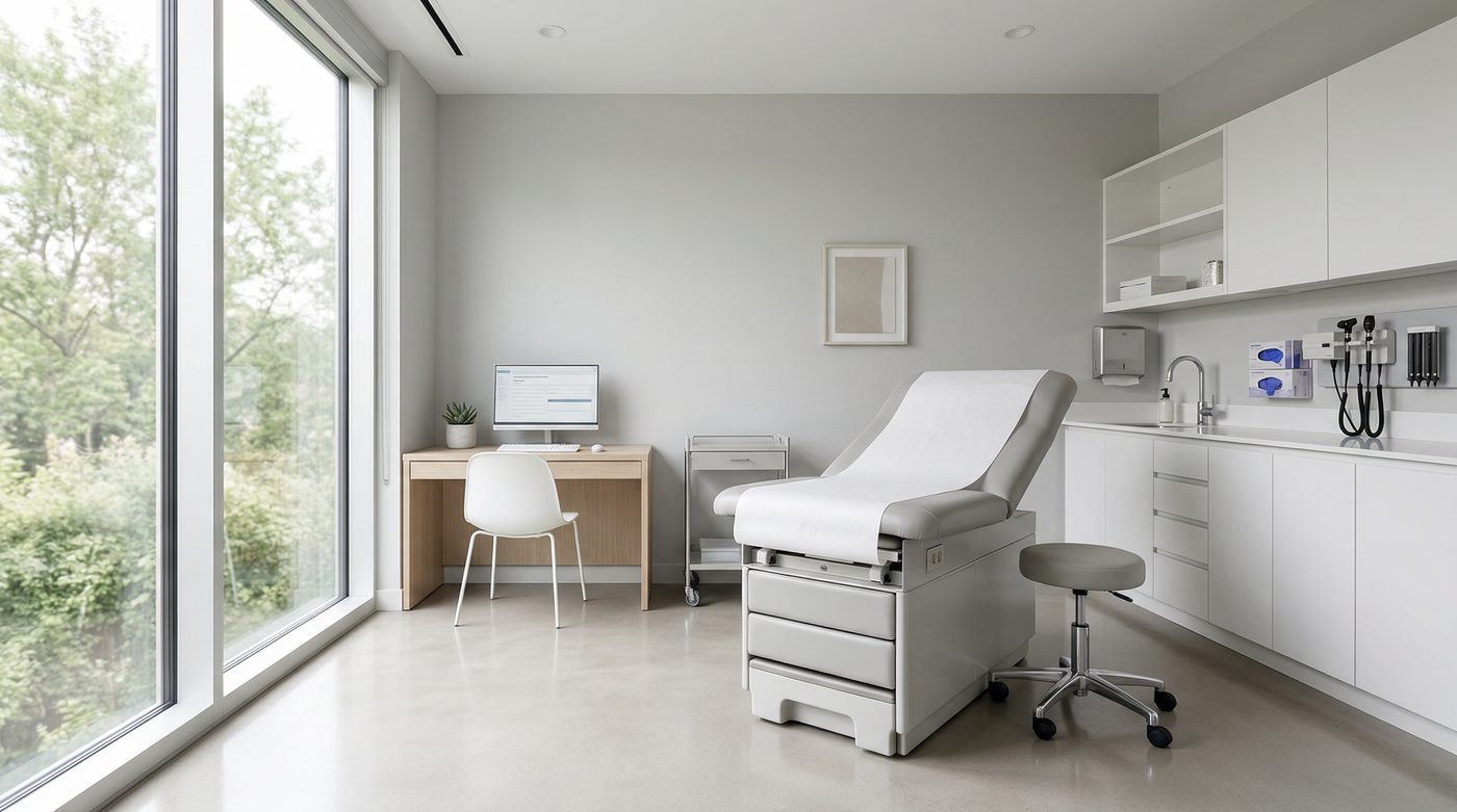Modern medical exam room